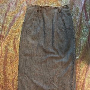 🚨🚨🚨Vintage Denim Midi Skirt